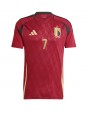 Belgien Kevin De Bruyne #7 Replika Hemmakläder EM 2024 Kortärmad